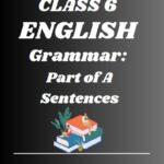 Class 6 English Grammar Parts of A Sentences
