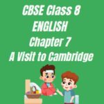 CBSE Class 8 Chapter 7 A Visit to Cambridge Worksheet