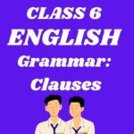 CBSE Class 6 English Grammar Clauses Worksheets