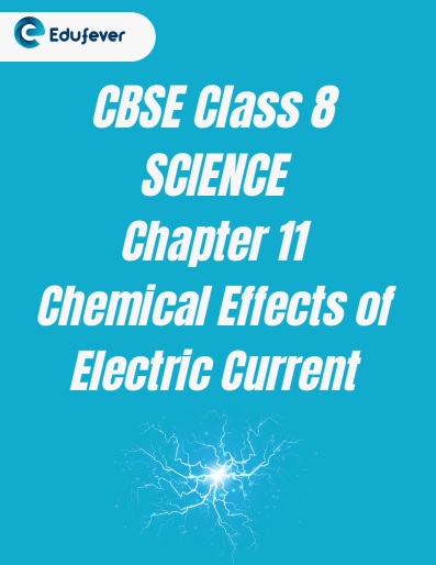 CBSE Class 8 Chapter 11 Chemical Effects Of Electric Current Worksheet