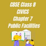 CBSE Class 8 Civics Chapter 7 Public Facilities Worksheet