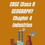 CBSE Class 8 Geography Chapter 4 Industries Worksheet