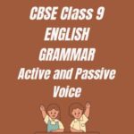 CBSE Class 9 English Active And Passive Voice PDF