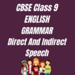 CBSE Class 9 English Chapter 12 Worksheet