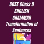 CBSE Class 9 English Chapter 41 Worksheet