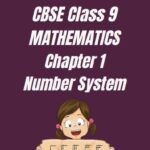 CBSE Class 9 Maths Chapter 1 Worksheet