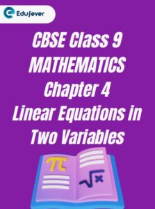 Class 9 Maths Chapter 4 Linear Equations In Two Variables Worksheet