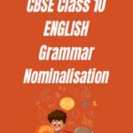 CBSE Class 10 Chapter 23 Worksheet