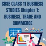 CBSE Class 11 Business Studies Business Trade And Commerce Notes