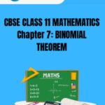 CBSE Class 11 Mathematics Binomial Theorem Solutions