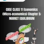 CBSE Class 11 Microeconomics Market Equilibrium Notes