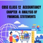 CBSE Class 12 Accountancy Analysis Of Financial Statements Notes