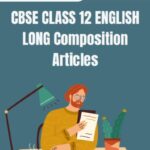 CBSE Class 12 English Articles PDF