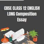 CBSE Class 12 English Essay PDF
