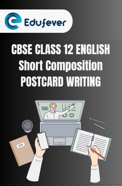 CBSE Class 12 English Postcard Writing PDF