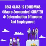 CBSE Class 12 Microeconomics Determination Of Income And Employment PDF
