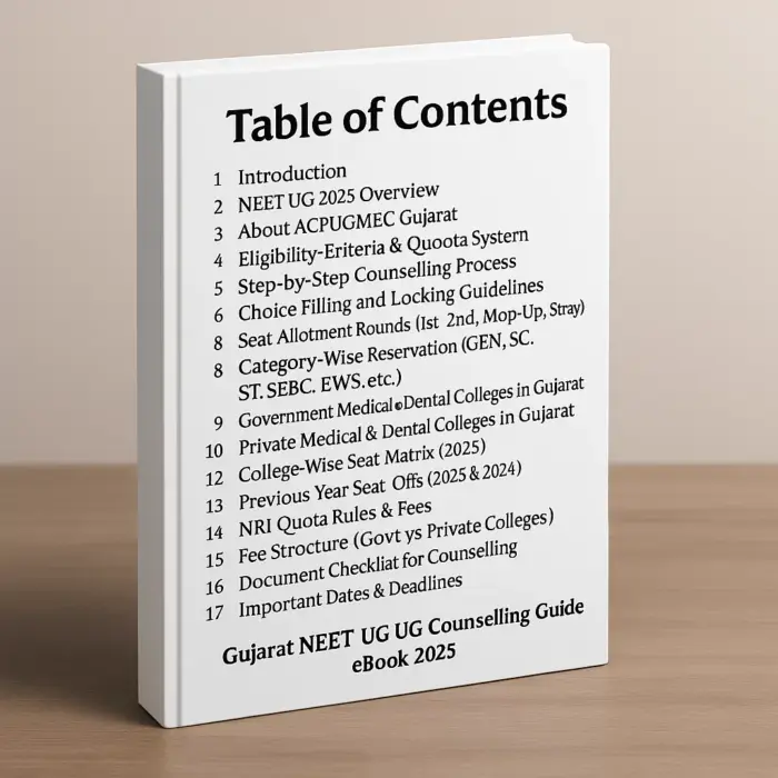 Gujarat NEET UG Counselling Guide eBook 2025 - Image 2