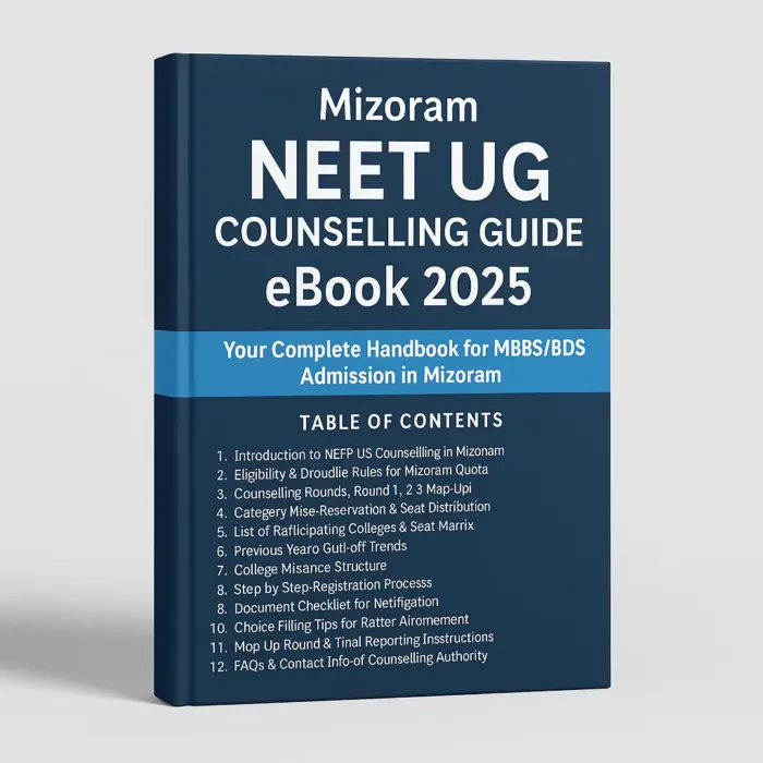 Mizoram NEET UG Counselling Guide eBook 2025