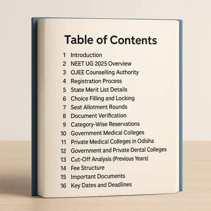 Odisha NEET UG Counselling Guide eBook 2025 - Image 2