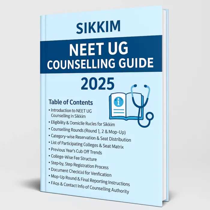 Sikkim NEET UG Counselling eBook Table of Content