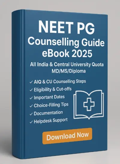 NEET PG Counselling Guide eBook 2025